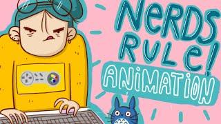 NERDS RULE the world ANIMATION | the POWER of GLASSES | FUNNY COMIC ANIMATION