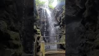 The Waterfall At Foxfire Mountain Adventure Park in Sevierville Tennessee