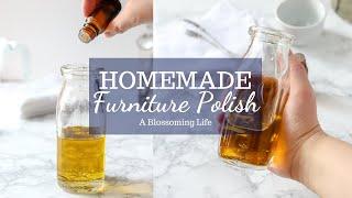 Homemade Furniture Polish Recipe - Natural Cleaning