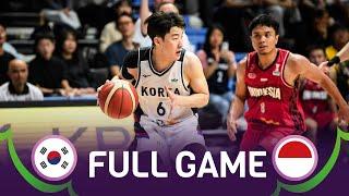 Korea v Indonesia | Full Basketball Game | FIBA Asia Cup Qualifiers 2025