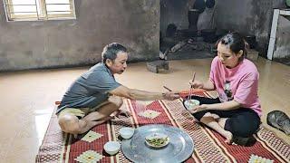 The poor girl worked hard all day but her stepfather gave her white rice to eat