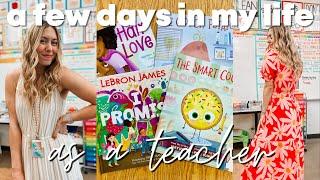 A FEW DAYS IN MY LIFE VLOG: realities of teaching, classroom things, + working out!