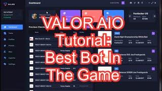 Valor AIO Tutorial: Overview, How to Setup, Why Its Unique, & What Sites It Cooks!  Sneaker Botting!