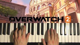 Overwatch 2 - Colosseo Theme (Piano Tutorial Lesson)