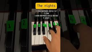 Avicci-The Nights tutorías fácil para piano #piano #pianotutorial #thenightsavicii #avicci #dance