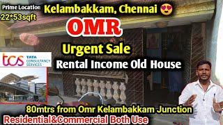 OMR Old House For Sale In Chennai¦¦Kelambakkam On Road