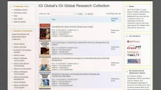 IGI Global's InfoSci-Software Technologies