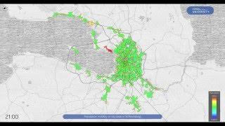 City Scale Population Mobility in St.Petersburg