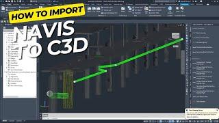 Import NWC files to Civil 3D