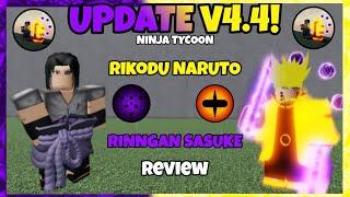 ninja tycoon RikuRinn mode review Rikodu Naruto Rinnegan Sasuke update v4.4#roblox 