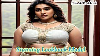 4K Ai Art Indian Lookbook Model | Plus Size Bikini shoot Part - 502