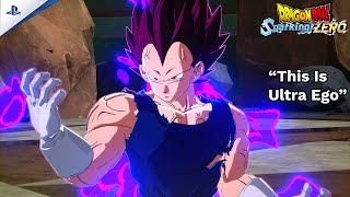 DRAGON BALL: Sparking! Zero - NEW ULTRA EGO VEGETA REVEAL & GAMEPLAY SHOWCASE!(W/CUSTOM SKILLS)