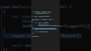 The Fastest Way To Create Middleware In .NET #shorts