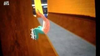 EA Skate 3 very long wallride in custom park