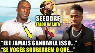  NOSSA! Olha o que o SEEDORF FALOU DE VINI JR E DA BOLA DE OURO ”NÃO MERECIA ISSO, COVARDIA”