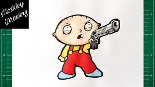 How to Draw Stewie Griffin - Family Guy