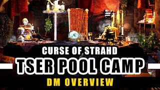 Beneos Battlemaps: Curse of Strahd - Tser Pool Camp DM Overview