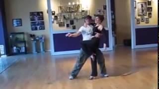 OG Hustle Dancer - Latin Hustle demonstration  - Stephanie Risser & Joe Kerner