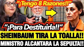 "¡NORMA PIÑA VA por la DESTITUCIÓN DIRECTA Vs CLAUDIA!!" ¡MINISTRO ALCANTARA lo ACABA de CONFIRMAR!!