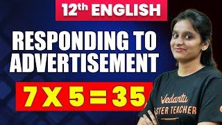 11th 12th English | Responding to Advertisement | Public Exam 2025 | Asha Ma'am