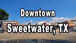 Driving Downtown Sweetwater, TX (Dash Cam)