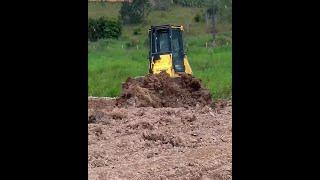 Good Performance!!! Komatsu D51EX Bulldozer Handles Earthmoving And Continuing Landfill Projects