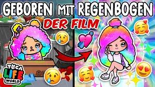  DER NETFLIX FILM  Meine REGENBOGEN HAARE machen mich FAMOUS  TOCA BOCA STORY #rainbow #story