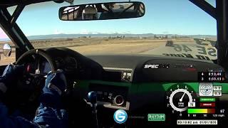 1:33.135 and 1:33.136 back to back at Willow Springs