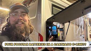 Four Fogstar batteries in a Carthago C-Line??