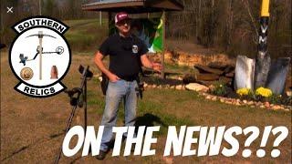 Southern Relics ON THE NEWS - Metal Detecting