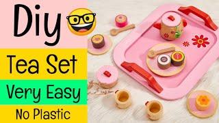 DIY Craft IdeaDIY Tea Set - Homemade Tea Set  Diy Amazing Craft ideas/Lockdown crafts idea