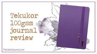 Tekukor 100gsm dot grid notebook bullet journal review