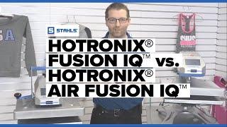 Heat Press Review: Hotronix® Fusion IQ™ vs. Hotronix® Air Fusion IQ™