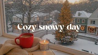 cozy snowy day: dreamy december winter morning playlist ️ romanticize your life with guitar music