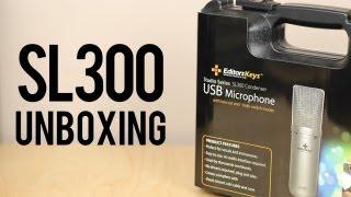 Editors Keys SL300 USB Microphone Unboxing & Tour!
