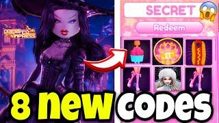 ALL 8 NEW *SECRET* CODES & *FREE* VIP IN DRESS TO IMPRESS - ROBLOX DTI CODES 