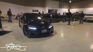 Black on Black Lexus ISF Exiting the Building - Autorama 2012 (Quick Thanks)