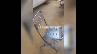 steel folding chair