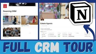 REAL ESTATE Contact Management with a NOTION CRM | The Essential Guide | Notion for Real Estate