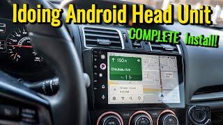 Idoing Android Head Unit Installation on WRX STI