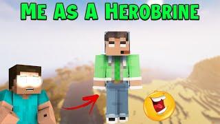 Playing Minecraft As A Herobrine | In Telugu | GMK GAMER