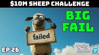 This was a BIG FAIL on the $10 Million Dollar Sheep Challenge!