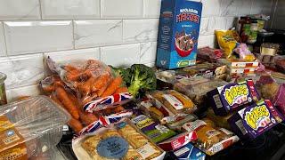 HUGE FOOD HAUL | WEEKLY FOOD SHOP FOR LARGE UK FAMILY | GROCERY HAUL