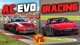 ASSETTO CORSA EVO vs IRACING | Fahrverhalten, Physics, Grafik Vergleich! |  Mabix