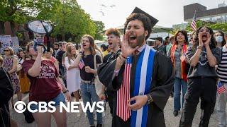 Harvard students, faculty protest Trump's push to cancel funding, block international students