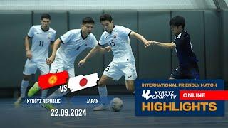 HIGHLIGHTS | Kyrgyzstan - Japan | Futsal | International Friendly Match | 2024