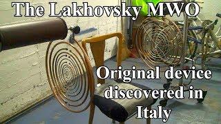 Original Lakhovsky Multiple Wave Oscillator found in Italy!