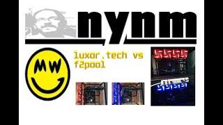 LUXOR.TECH VS F2POOL.COM (GRIN)