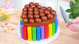 Rainbow KITKAT CakeSo Tasty Miniature KitKat CHOCOLATE Cake Recipe Best of Mini Cakes