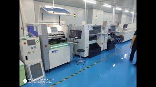 GDK fully automatic solder paste stencil screen printing machine system installing finished. Great!!